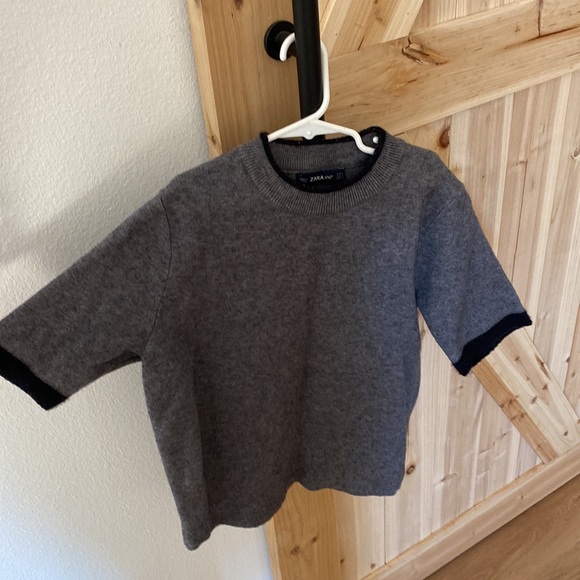 Zara Knit Cropped Top SIZE MEDIUM - Picture 4 of 4